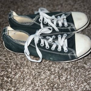 Black and white converse